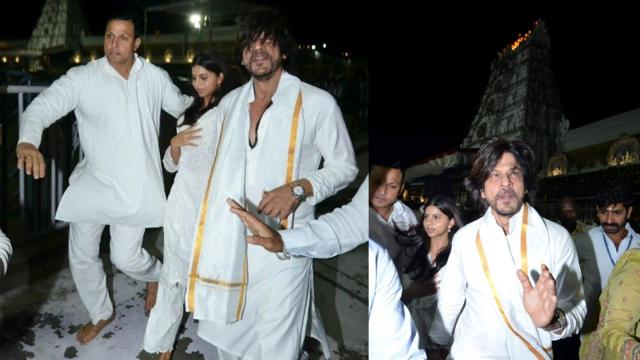 Ahead of Jawan release, Shah Rukh Khan offer prayers at Tirupati temple - https://cdn.connectfm.ca/shahruk-khan-in-temple.jpg