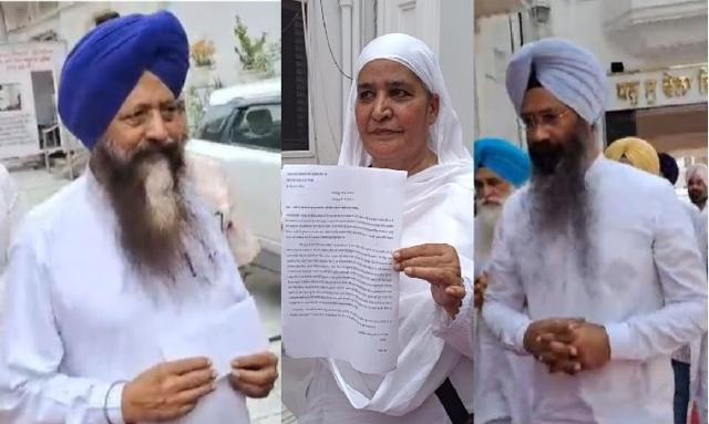 Bibi Jagir Kaur, Dhindsa and Thandal appeared on the Akal Takht, gave explanations - https://cdn.connectfm.ca/sri-akal-takht-sahib-2.jpg