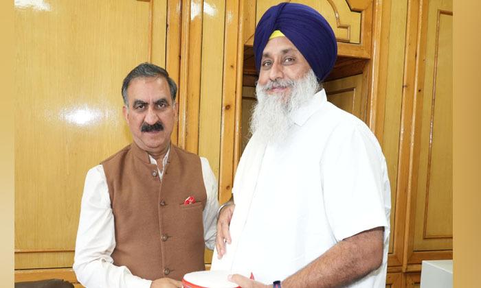 sukhbir-singh-badal-meet-himachal-chief-minister-sukhwinder-singh-sukhu