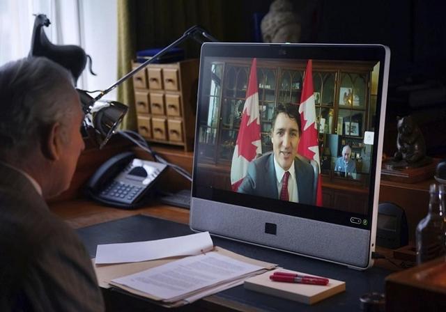Trudeau speaks with King Charles for first time since monarch's cancer diagnosis - https://cdn.connectfm.ca/trudeo_2024-03-07-181319_iwxf.jpg