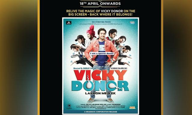 Vicky Donor is back in theatres! - https://cdn.connectfm.ca/vickey-donor.jpg