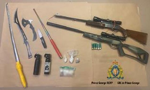 Drugs, guns seized after search warrant executed at local residence - https://cdn.connectfm.ca/weapons.jpg