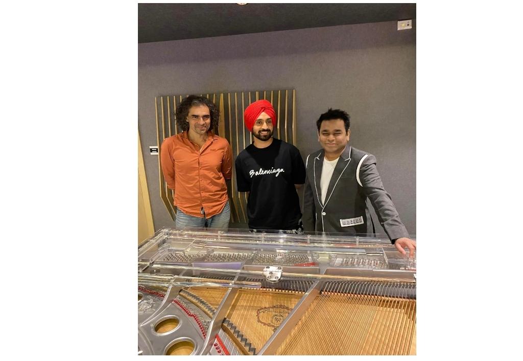 diljit-dosanjh-imtiaz-ali-and-a-r-rahman-share-a-frame