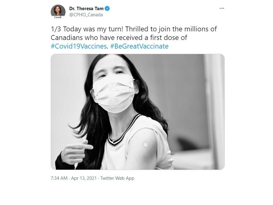 dr-tam-gets-her-first-shot-of-covid-19-vaccine-says-was-unaware-of-what-vaccine-she-was-getting-until-she-received-an-email